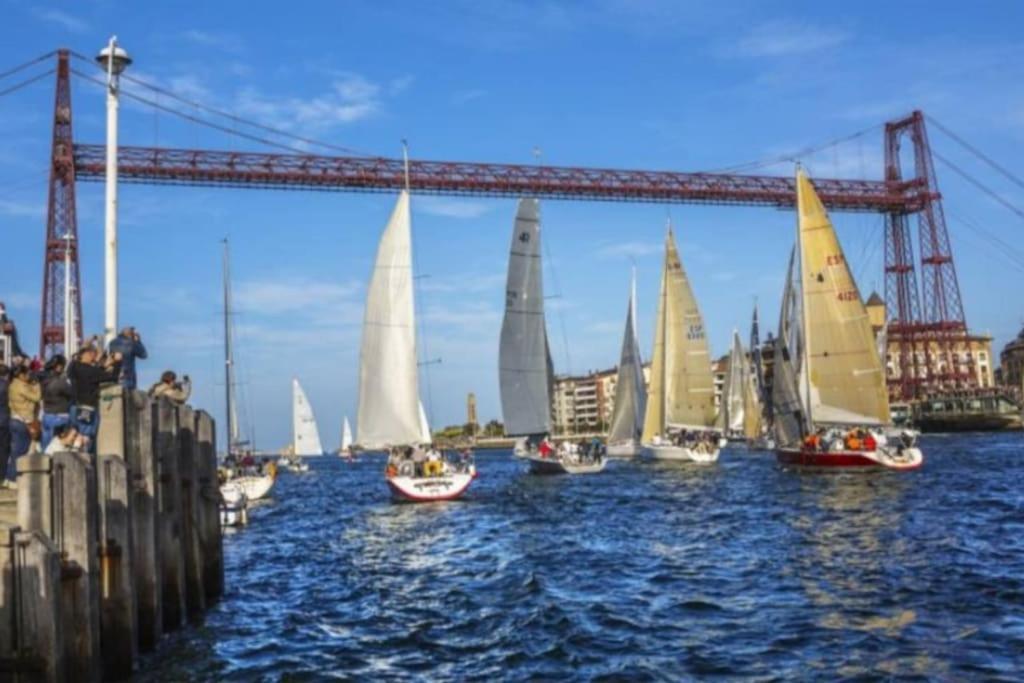 Apartamento Puente Colgante Getxo Esterno foto